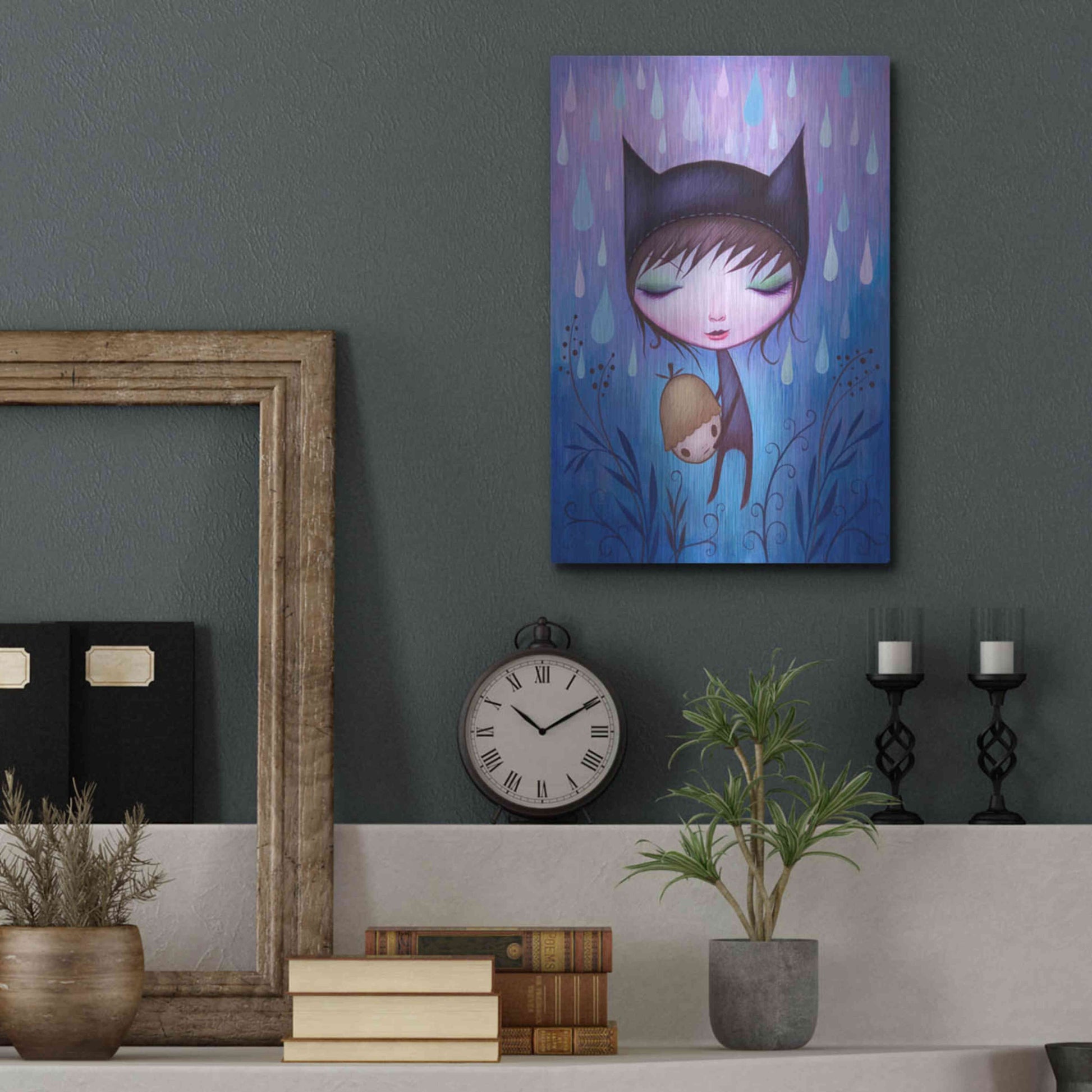 Luxe Metal Art 'Carry Me Forever' by Jeremiah Ketner, Metal Wall Art,12x16