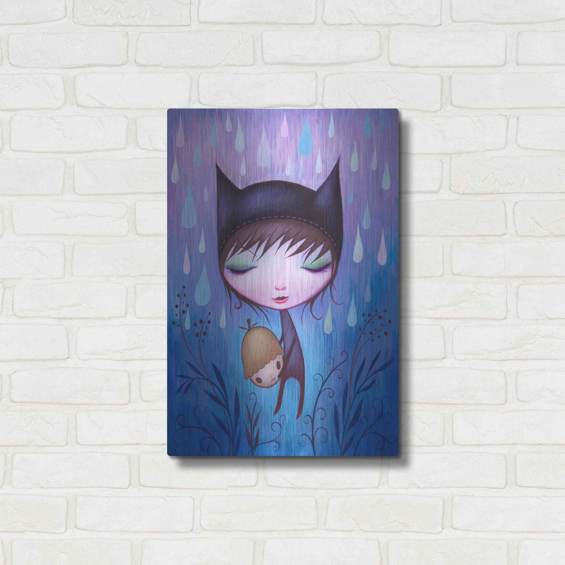 Luxe Metal Art 'Carry Me Forever' by Jeremiah Ketner, Metal Wall Art,16x24