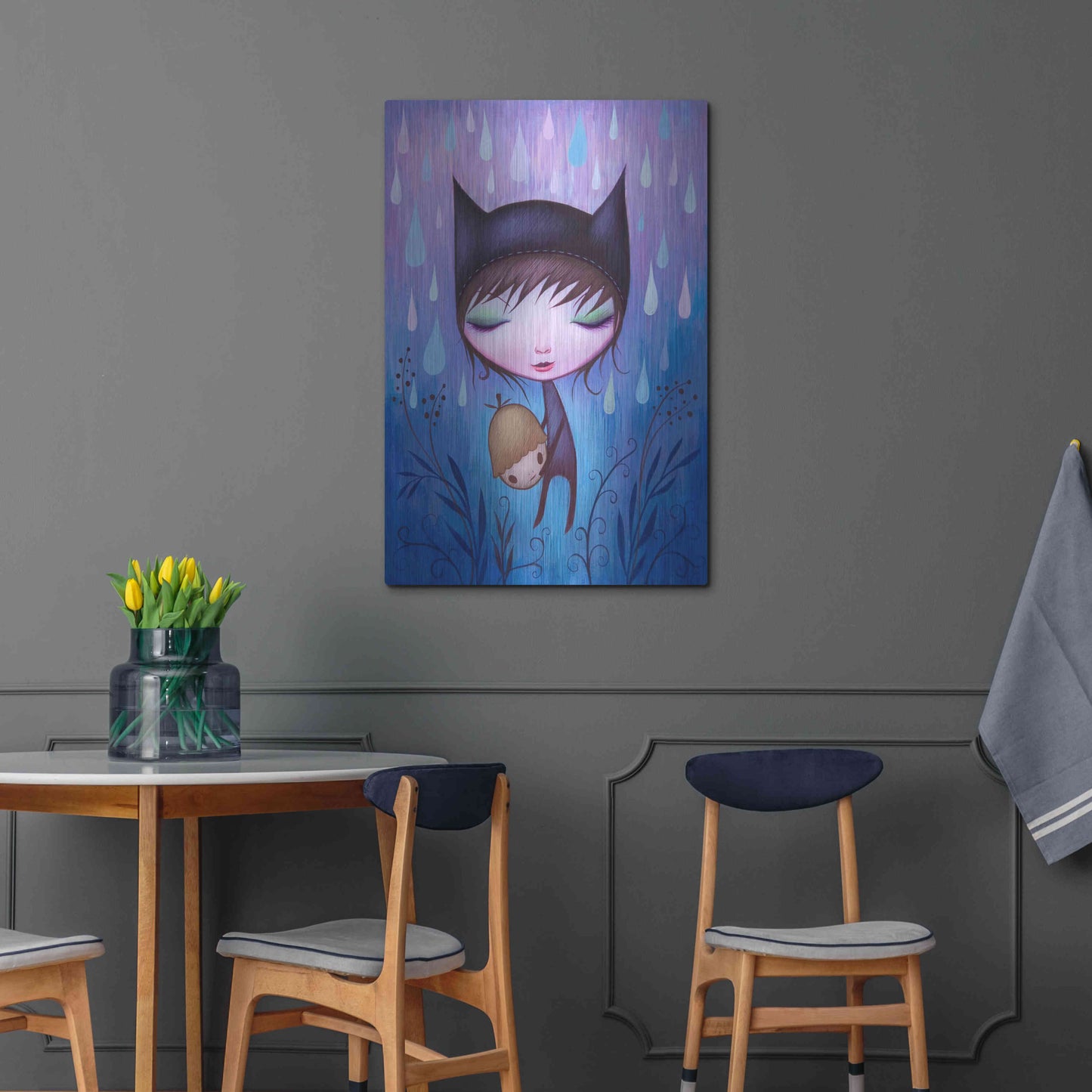 Luxe Metal Art 'Carry Me Forever' by Jeremiah Ketner, Metal Wall Art,24x36