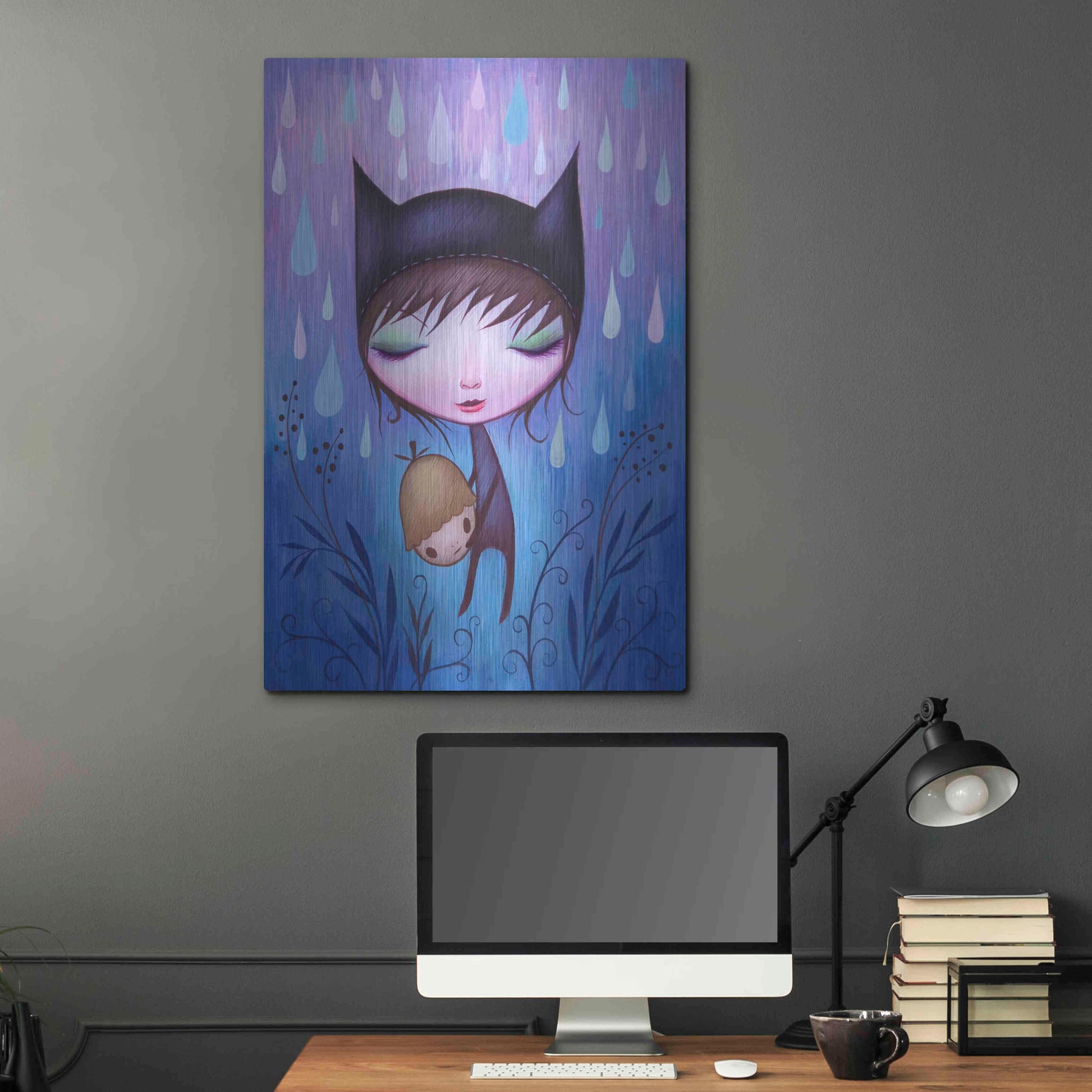 Luxe Metal Art 'Carry Me Forever' by Jeremiah Ketner, Metal Wall Art,24x36