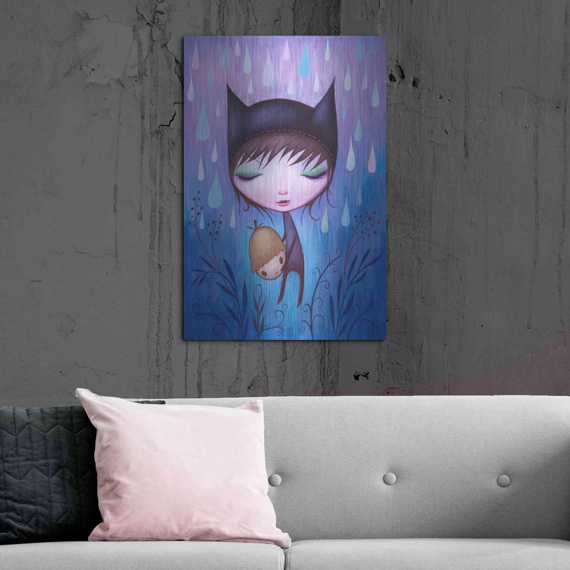 Luxe Metal Art 'Carry Me Forever' by Jeremiah Ketner, Metal Wall Art,24x36