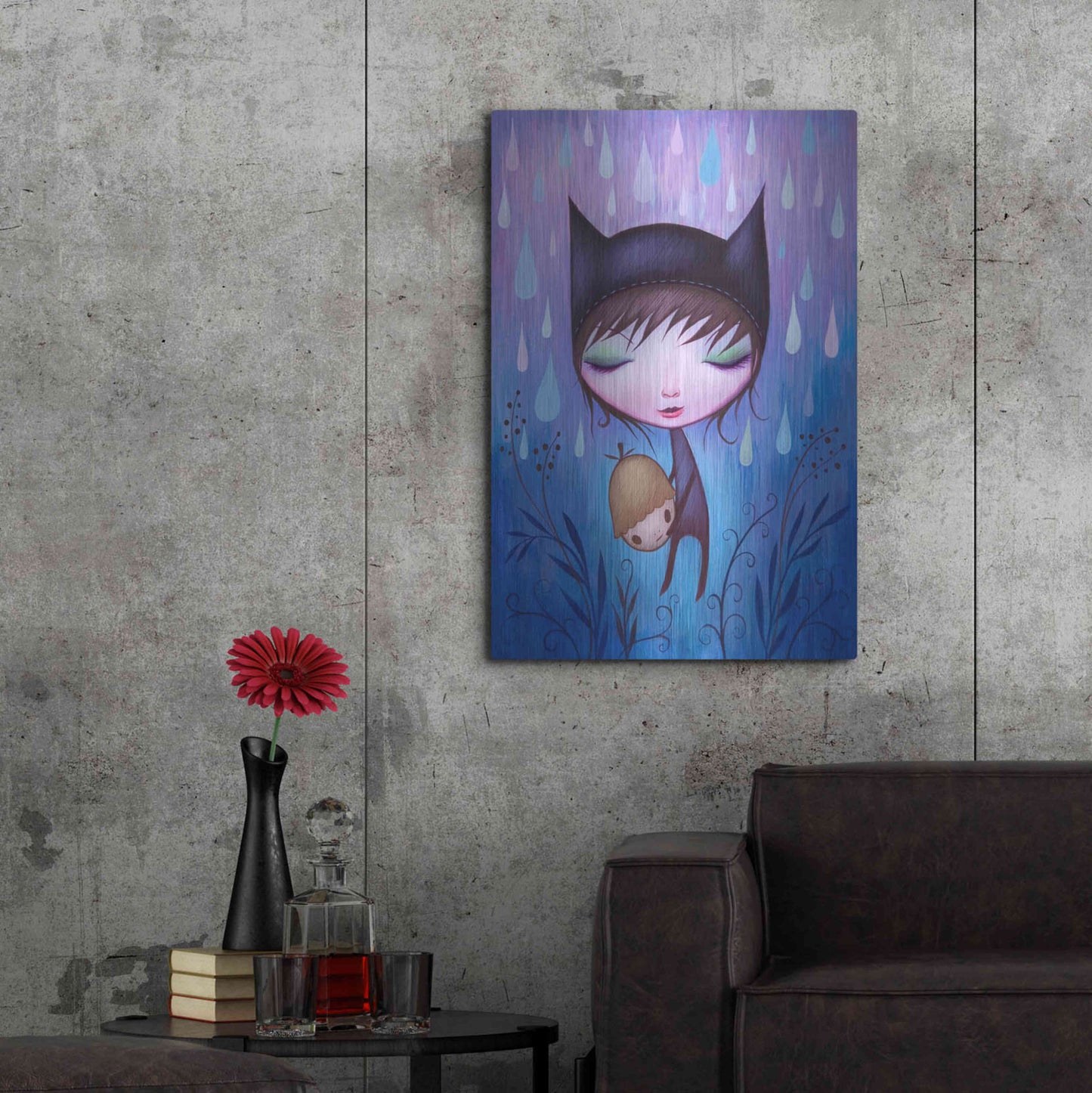 Luxe Metal Art 'Carry Me Forever' by Jeremiah Ketner, Metal Wall Art,24x36