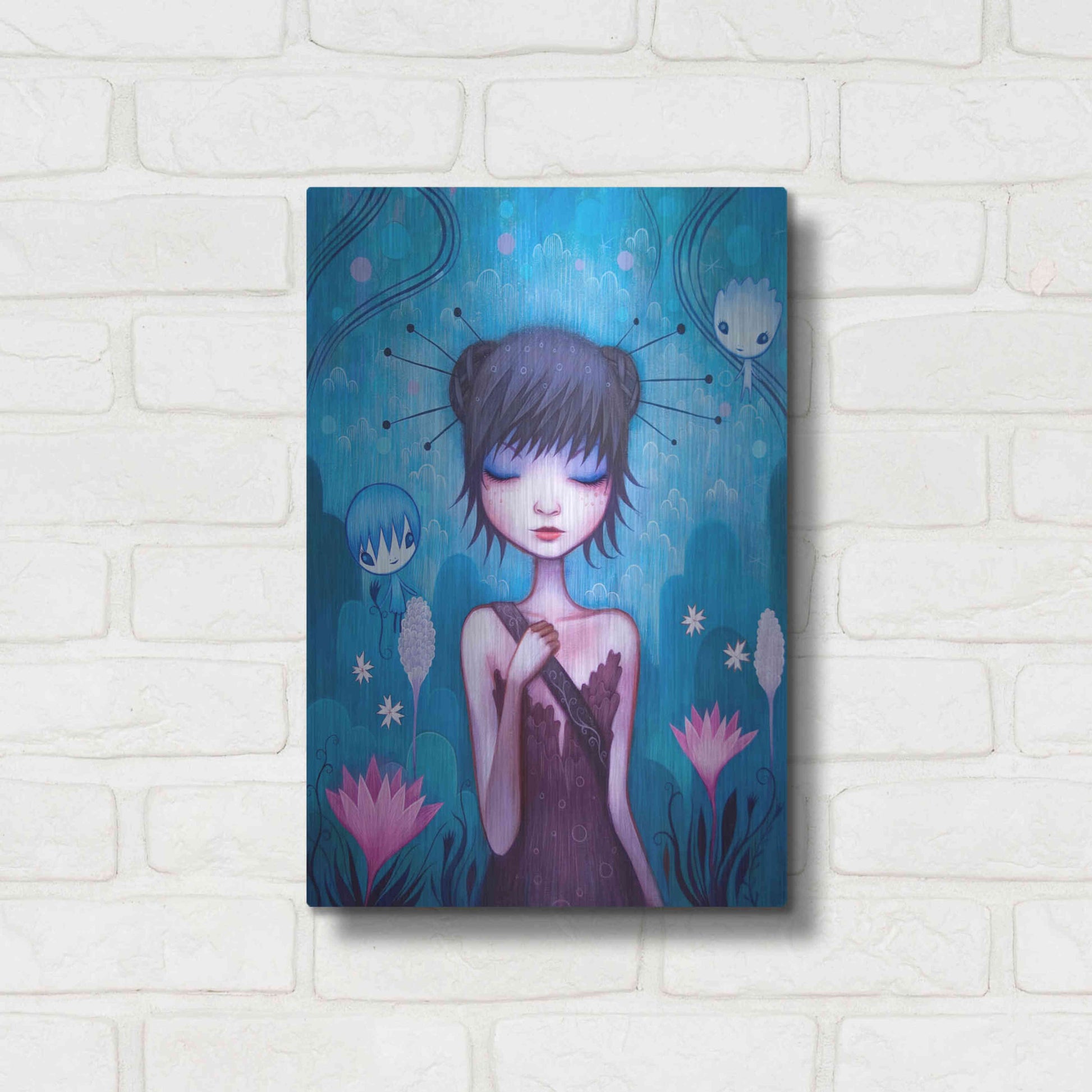 Luxe Metal Art 'On the Journey' by Jeremiah Ketner, Metal Wall Art,12x16