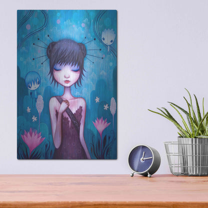 Luxe Metal Art 'On the Journey' by Jeremiah Ketner, Metal Wall Art,12x16