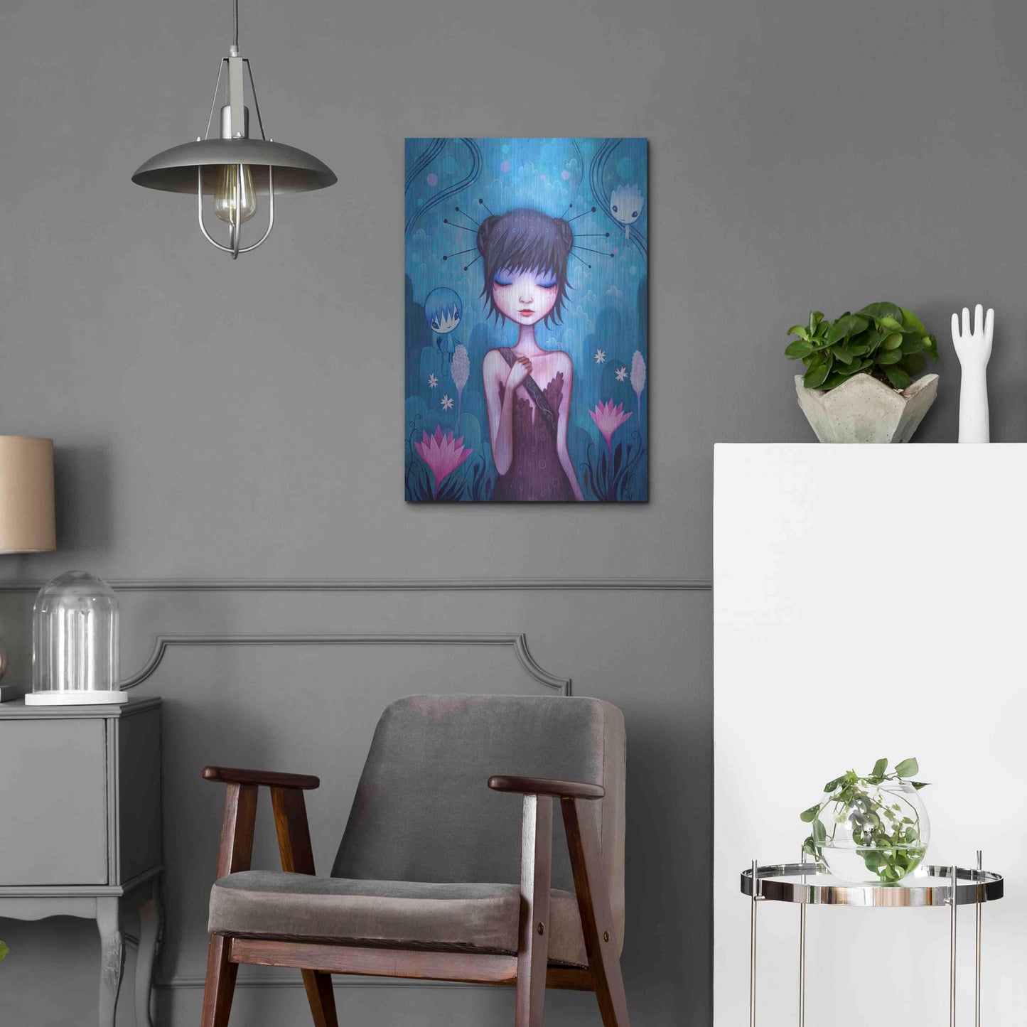 Luxe Metal Art 'On the Journey' by Jeremiah Ketner, Metal Wall Art,16x24