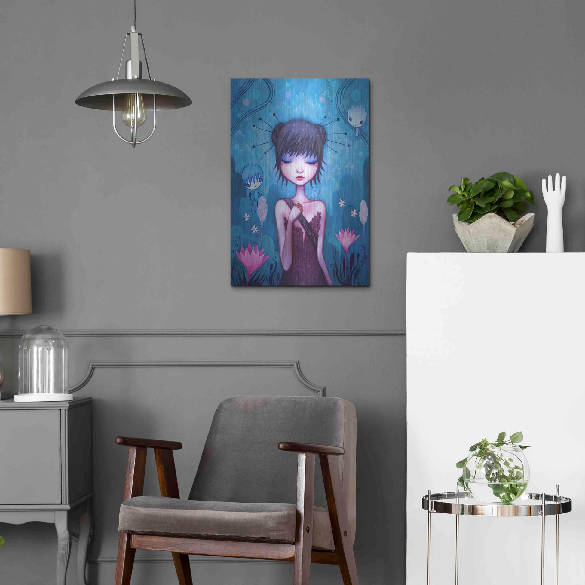 Luxe Metal Art 'On the Journey' by Jeremiah Ketner, Metal Wall Art,16x24