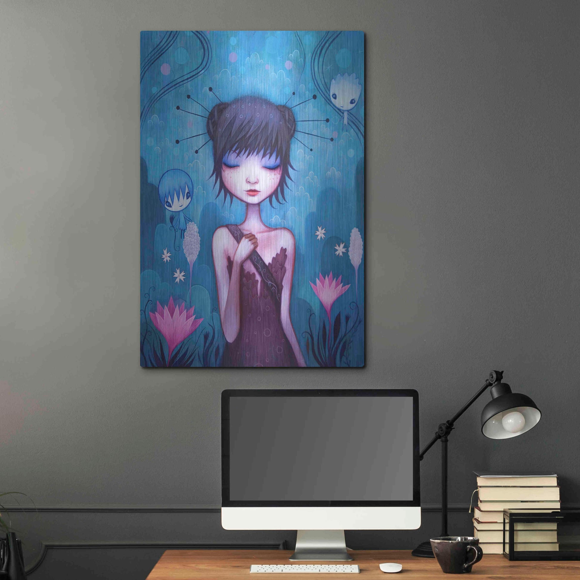 Luxe Metal Art 'On the Journey' by Jeremiah Ketner, Metal Wall Art,24x36