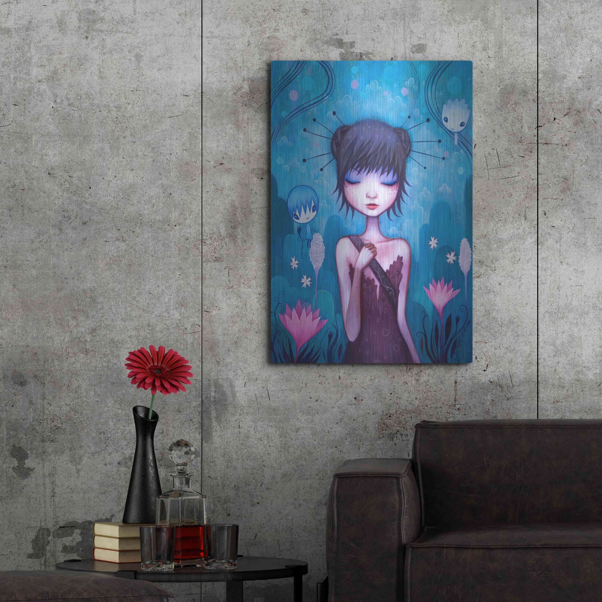 Luxe Metal Art 'On the Journey' by Jeremiah Ketner, Metal Wall Art,24x36