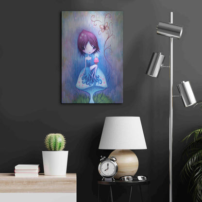 Luxe Metal Art 'Party for One' by Jeremiah Ketner, Metal Wall Art,16x24