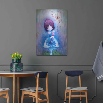 Luxe Metal Art 'Party for One' by Jeremiah Ketner, Metal Wall Art,24x36