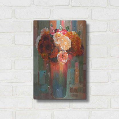 Luxe Metal Art 'Sunset Bouquet' by Hooshang Khorasani, Metal Wall Art,12x16