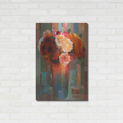 Luxe Metal Art 'Sunset Bouquet' by Hooshang Khorasani, Metal Wall Art,24x36