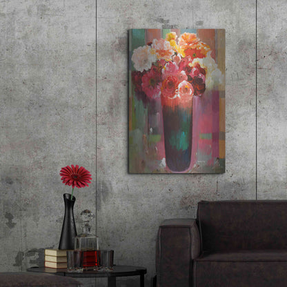 Luxe Metal Art 'Sunshine Bouquet' by Hooshang Khorasani, Metal Wall Art,24x36