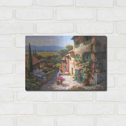 Luxe Metal Art 'Spring in the Valley' by Sung Kim, Metal Wall Art,16x12