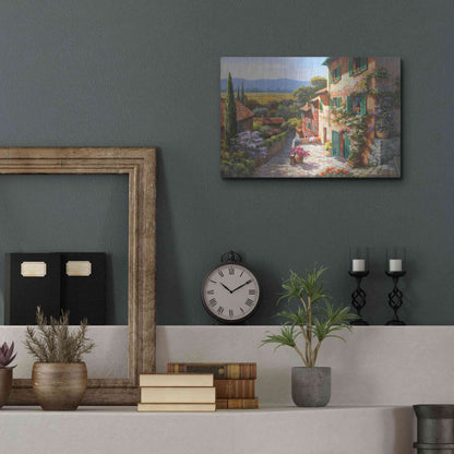 Luxe Metal Art 'Spring in the Valley' by Sung Kim, Metal Wall Art,16x12