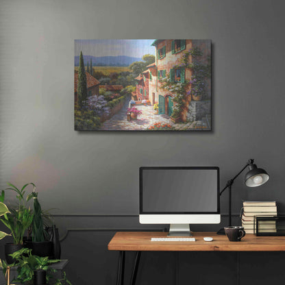 Luxe Metal Art 'Spring in the Valley' by Sung Kim, Metal Wall Art,36x24