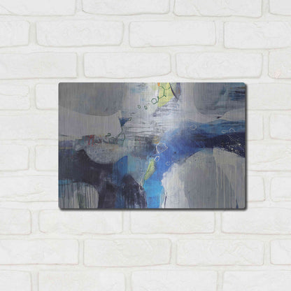 Luxe Metal Art 'Abundance' by Andrew Kinmont, Metal Wall Art,16x12