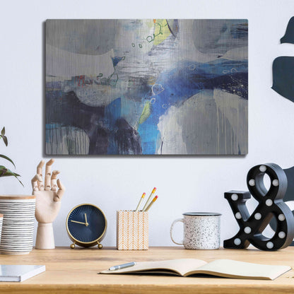 Luxe Metal Art 'Abundance' by Andrew Kinmont, Metal Wall Art,16x12