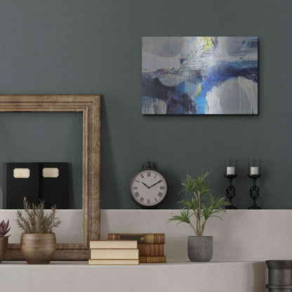 Luxe Metal Art 'Abundance' by Andrew Kinmont, Metal Wall Art,16x12