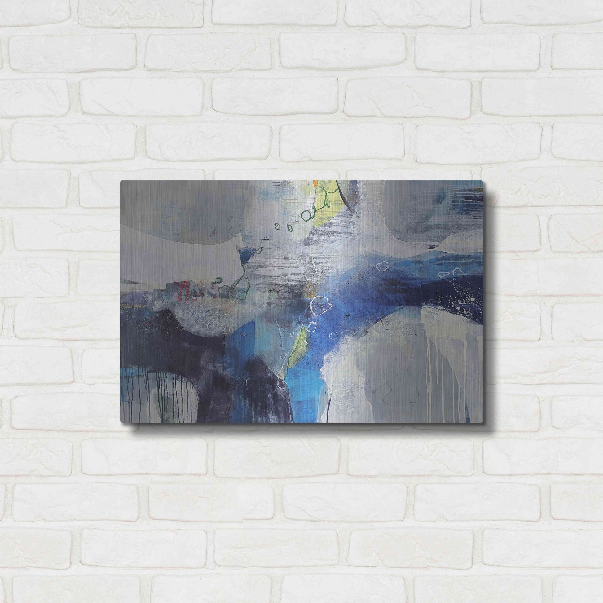 Luxe Metal Art 'Abundance' by Andrew Kinmont, Metal Wall Art,24x16