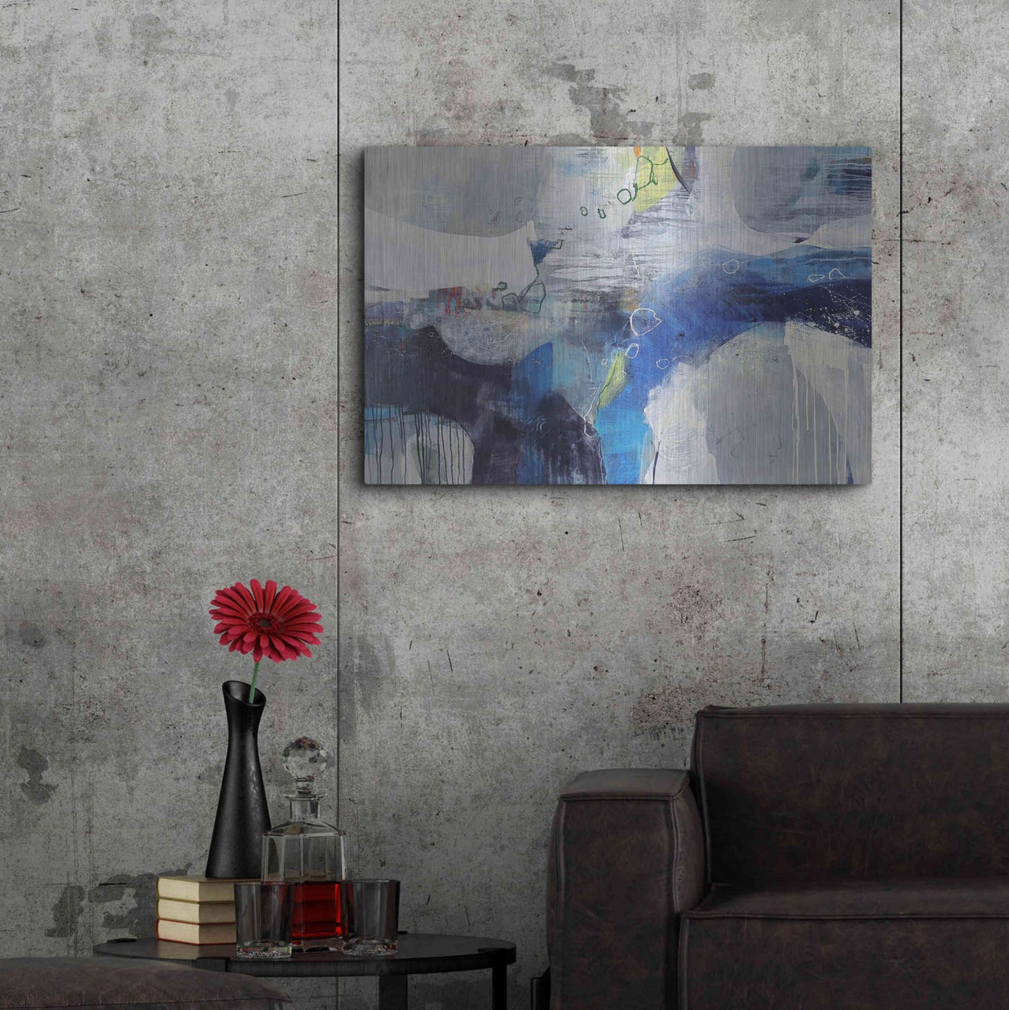 Luxe Metal Art 'Abundance' by Andrew Kinmont, Metal Wall Art,36x24