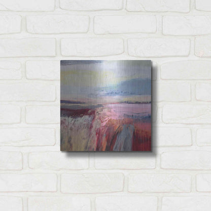 Luxe Metal Art 'Autumn Dreaming' by Andrew Kinmont, Metal Wall Art,12x12