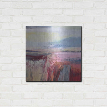 Luxe Metal Art 'Autumn Dreaming' by Andrew Kinmont, Metal Wall Art,24x24