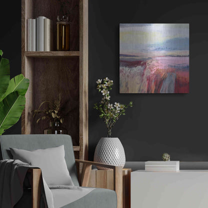 Luxe Metal Art 'Autumn Dreaming' by Andrew Kinmont, Metal Wall Art,24x24