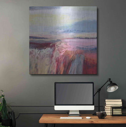 Luxe Metal Art 'Autumn Dreaming' by Andrew Kinmont, Metal Wall Art,36x36