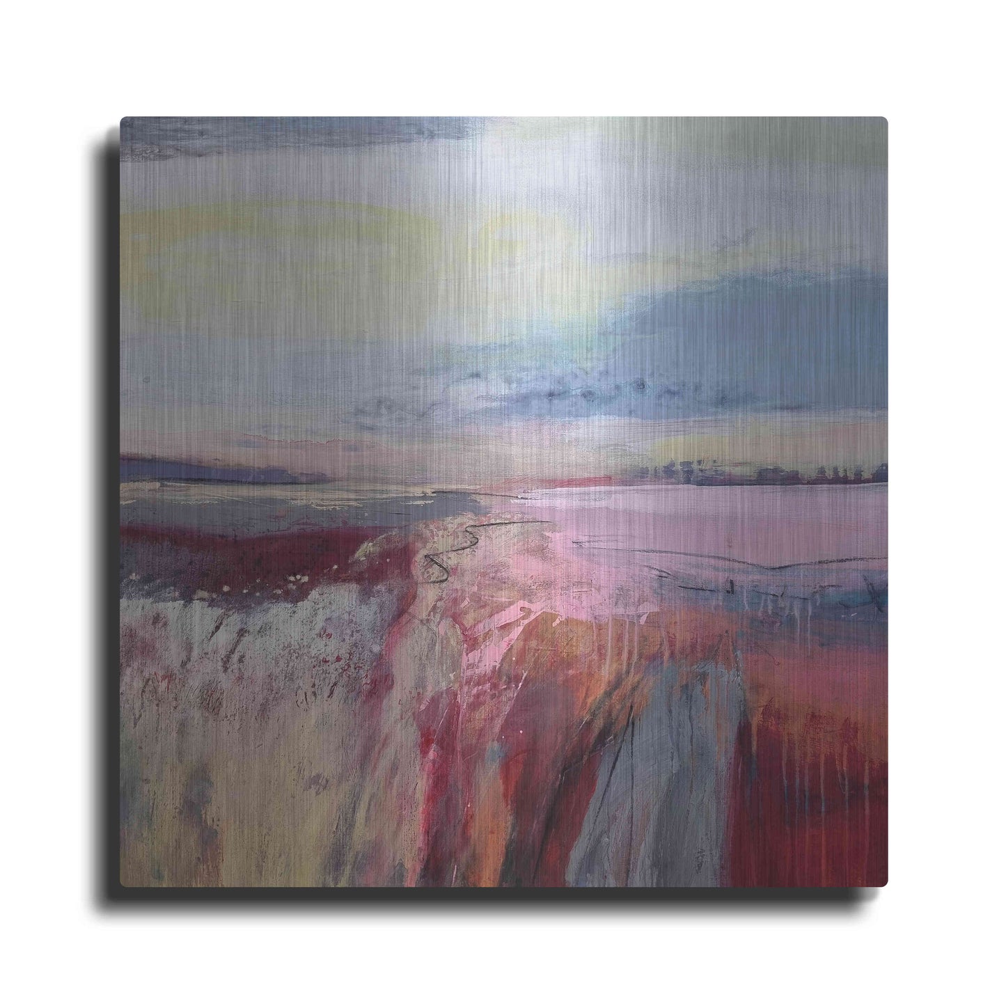 Luxe Metal Art 'Autumn Dreaming' by Andrew Kinmont, Metal Wall Art