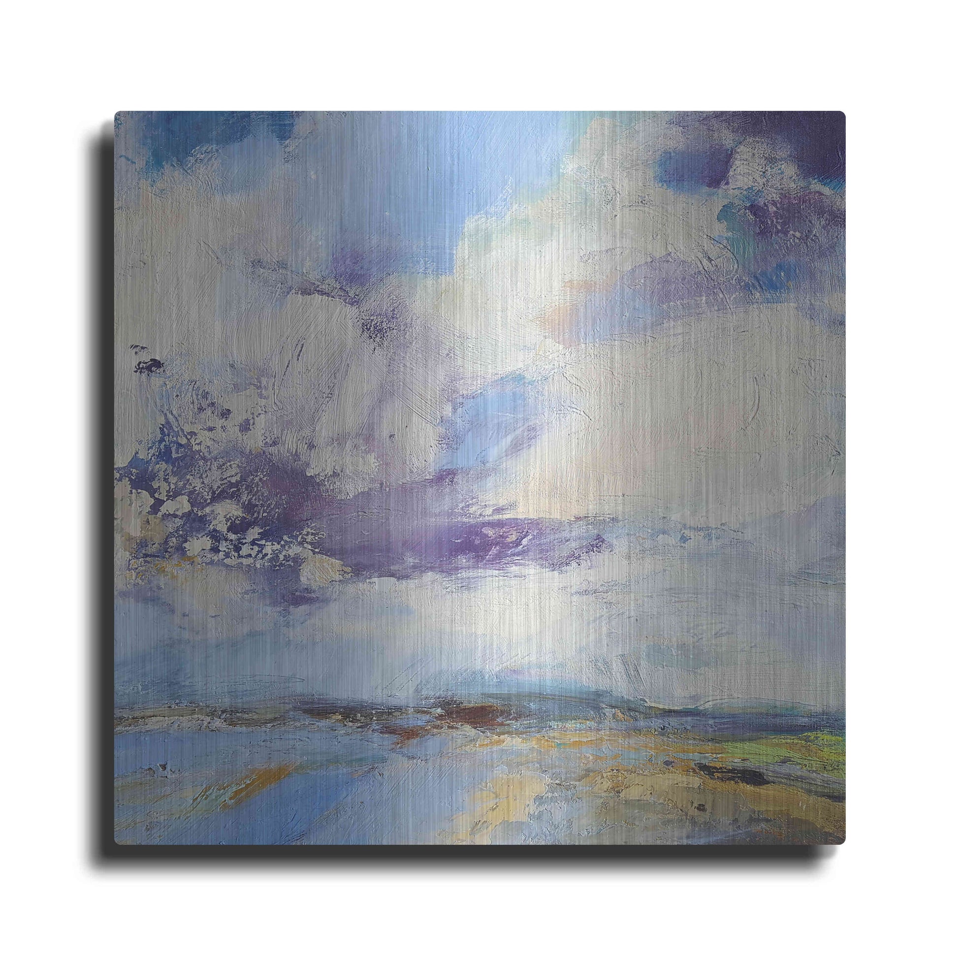 Luxe Metal Art 'Brisk' by Andrew Kinmont, Metal Wall Art