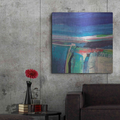 Luxe Metal Art 'Flying Low No. 3' by Andrew Kinmont, Metal Wall Art,36x36