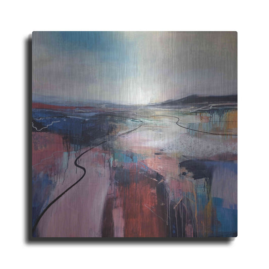 Luxe Metal Art 'I'll Meet You On The Estuary' by Andrew Kinmont, Metal Wall Art