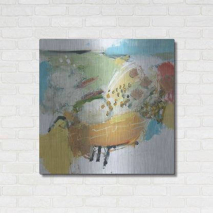 Luxe Metal Art 'Light as a Cloud' by Andrew Kinmont, Metal Wall Art,36x36