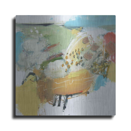 Luxe Metal Art 'Light as a Cloud' by Andrew Kinmont, Metal Wall Art