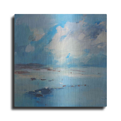 Luxe Metal Art 'Low Tide' by Andrew Kinmont, Metal Wall Art
