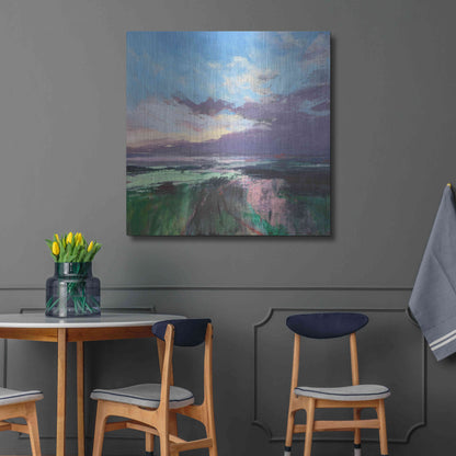 Luxe Metal Art 'The Beauty Of The Morning' by Andrew Kinmont, Metal Wall Art,36x36