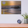 'San Francisco Sunset' by Luxe Portfolio – Metal Wall Art, 16x12 room view