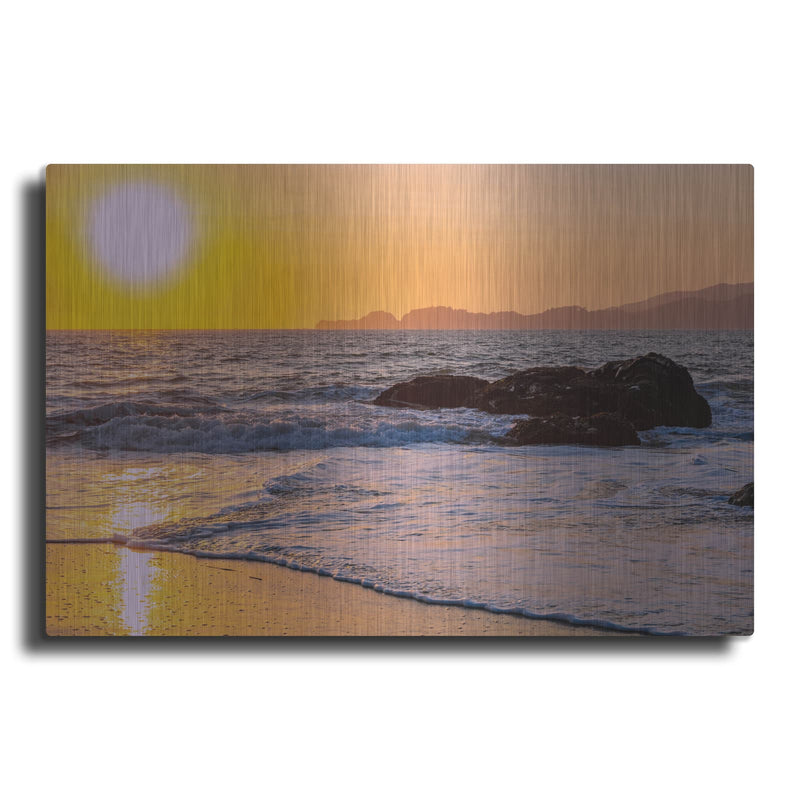 'San Francisco Sunset' by Luxe Portfolio – Metal Wall Art