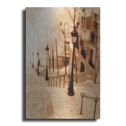 Luxe Metal Art 'Montmartre Paris' by Alan Klug, Metal Wall Art