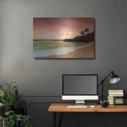 Luxe Metal Art 'North Shore Dawn Oahu' by Alan Klug, Metal Wall Art,36x24