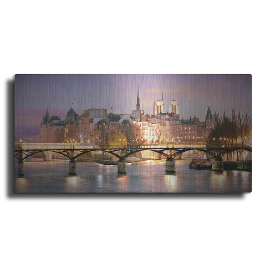 Luxe Metal Art 'Paris No. 501' by Alan Klug, Metal Wall Art