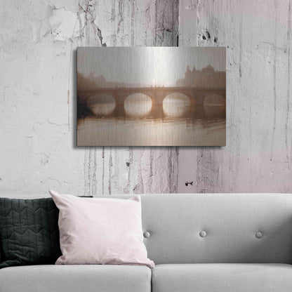 Luxe Metal Art 'Pont Neuf Paris' by Alan Klug, Metal Wall Art,36x24