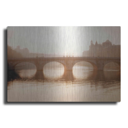 Luxe Metal Art 'Pont Neuf Paris' by Alan Klug, Metal Wall Art