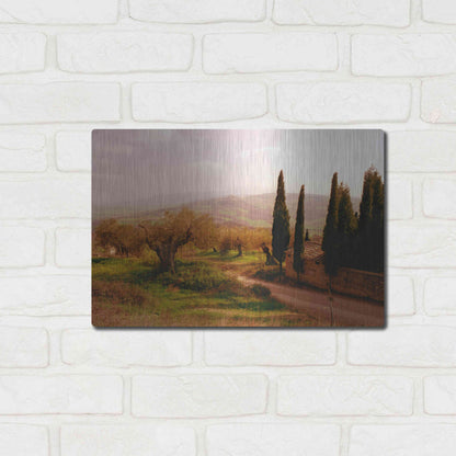 Luxe Metal Art 'Toscana Italia No. 709' by Alan Klug, Metal Wall Art,16x12