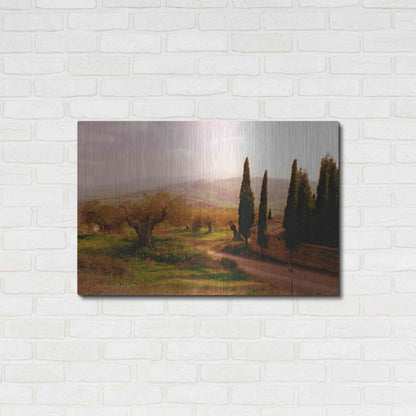 Luxe Metal Art 'Toscana Italia No. 709' by Alan Klug, Metal Wall Art,36x24