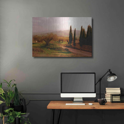 Luxe Metal Art 'Toscana Italia No. 709' by Alan Klug, Metal Wall Art,36x24