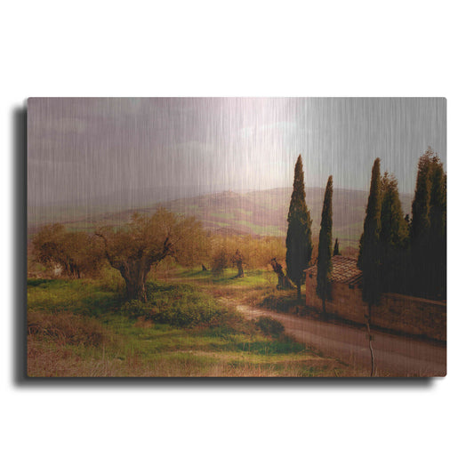 Luxe Metal Art 'Toscana Italia No. 709' by Alan Klug, Metal Wall Art