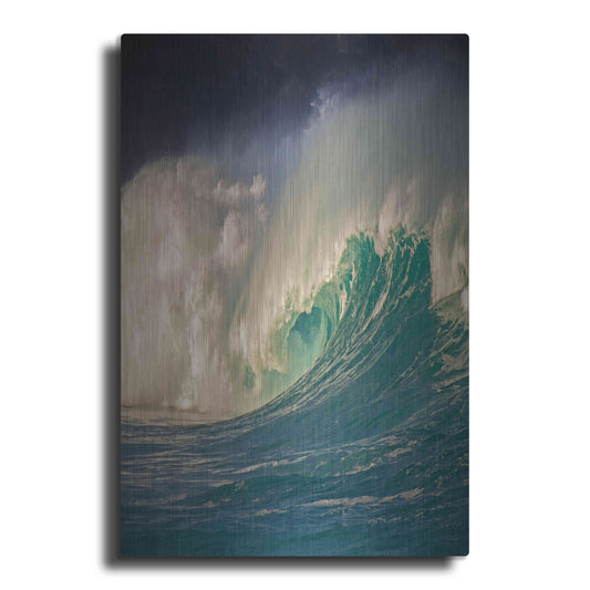 Luxe Metal Art 'Waimea Oahu' by Alan Klug, Metal Wall Art