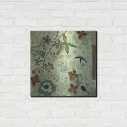 Luxe Metal Art 'Floral Fantasies 3' by Aleah Koury, Metal Wall Art,24x24